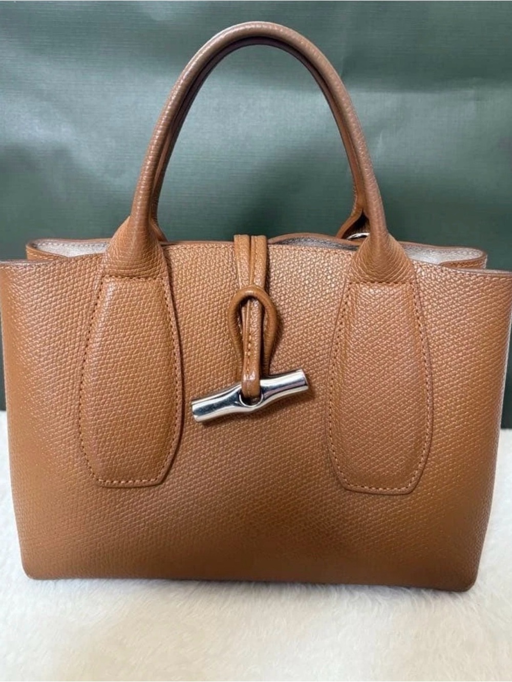 Longchamp‎ Roseau leather handbag